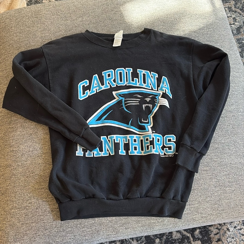 VINTAGE VTG NFL CAROLINA PANTHERS SWEATSHIRT SWEATER